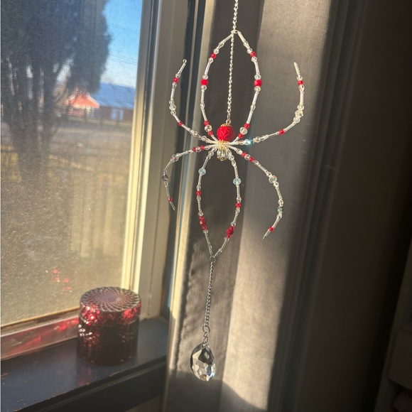 Beaded Spider Suncatcher. - Picture 7 of 8